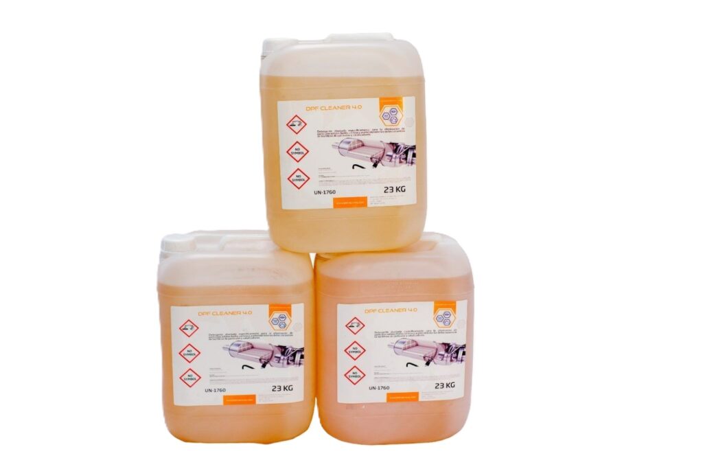 Detergente profesional DPF Cleaner 4.0 para limpieza de filtros de partículas